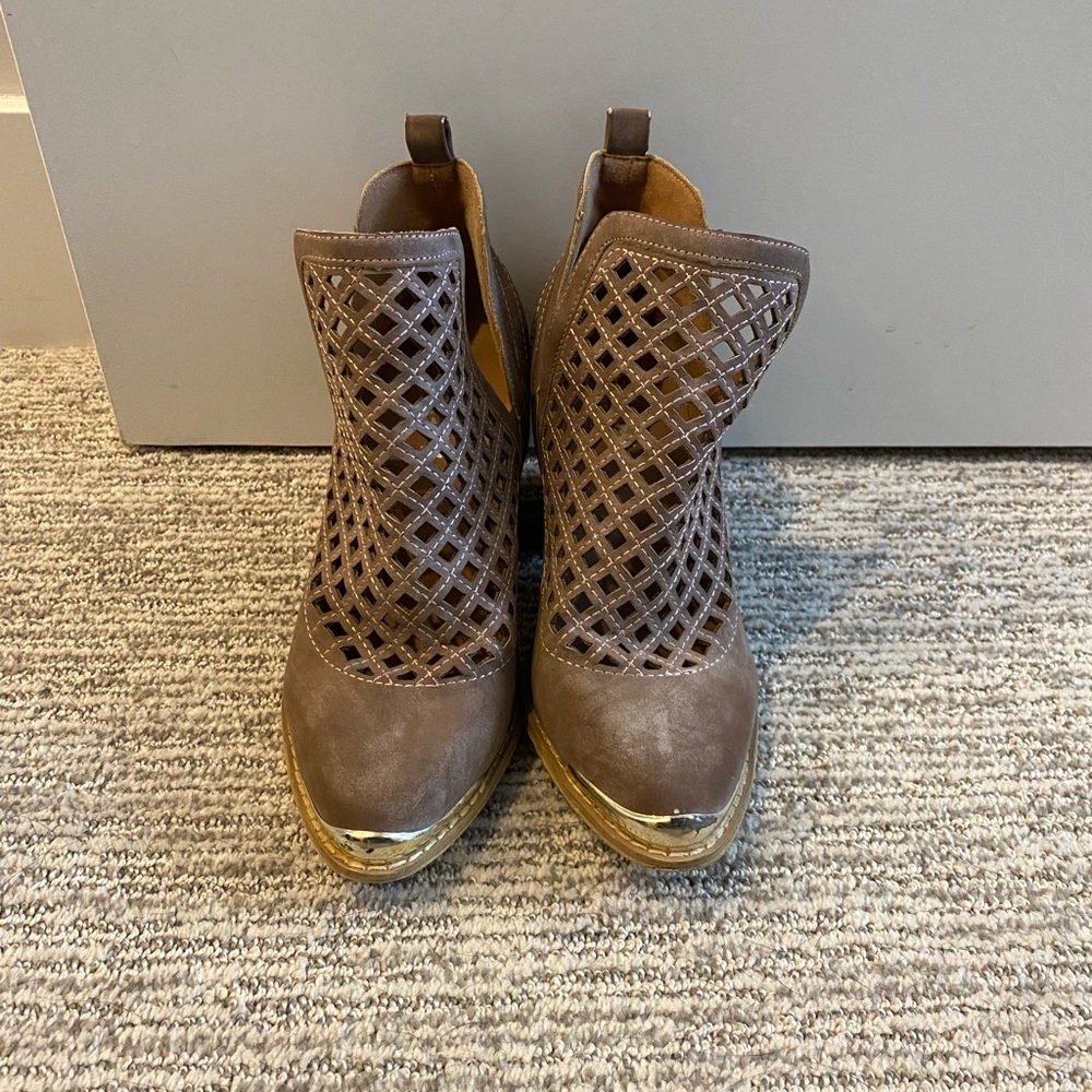 Brown Booties - Picture 2 of 2